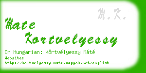 mate kortvelyessy business card